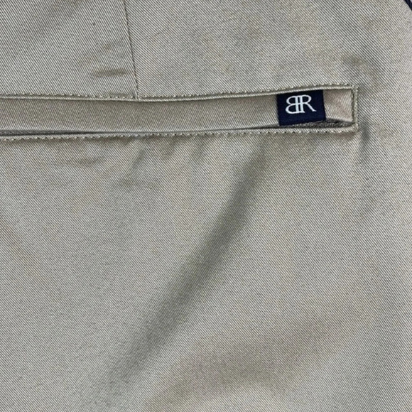 BANANA REPUBLIC NWT Tan Khaki Flat Front Twill Chino Shorts Pockets Preppy 32 - Picture 8 of 13